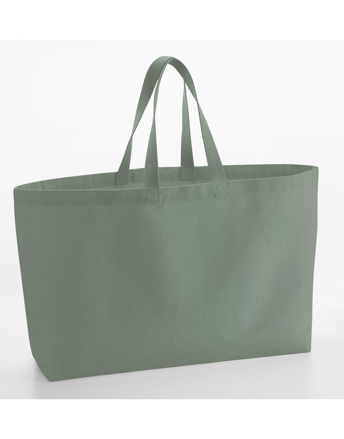 Westford Mill W696 Oversized Canvas Tote Bag - Dusty Green
