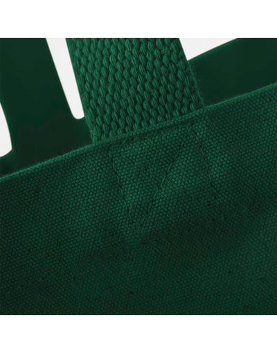 Westford Mill W696 Oversized Canvas Tote Bag - Bottle Green