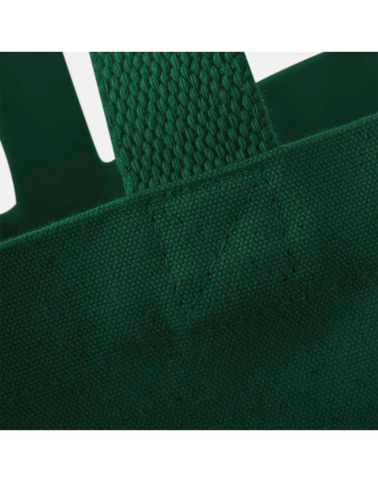 Westford Mill W696 Oversized Canvas Tote Bag - Bottle Green