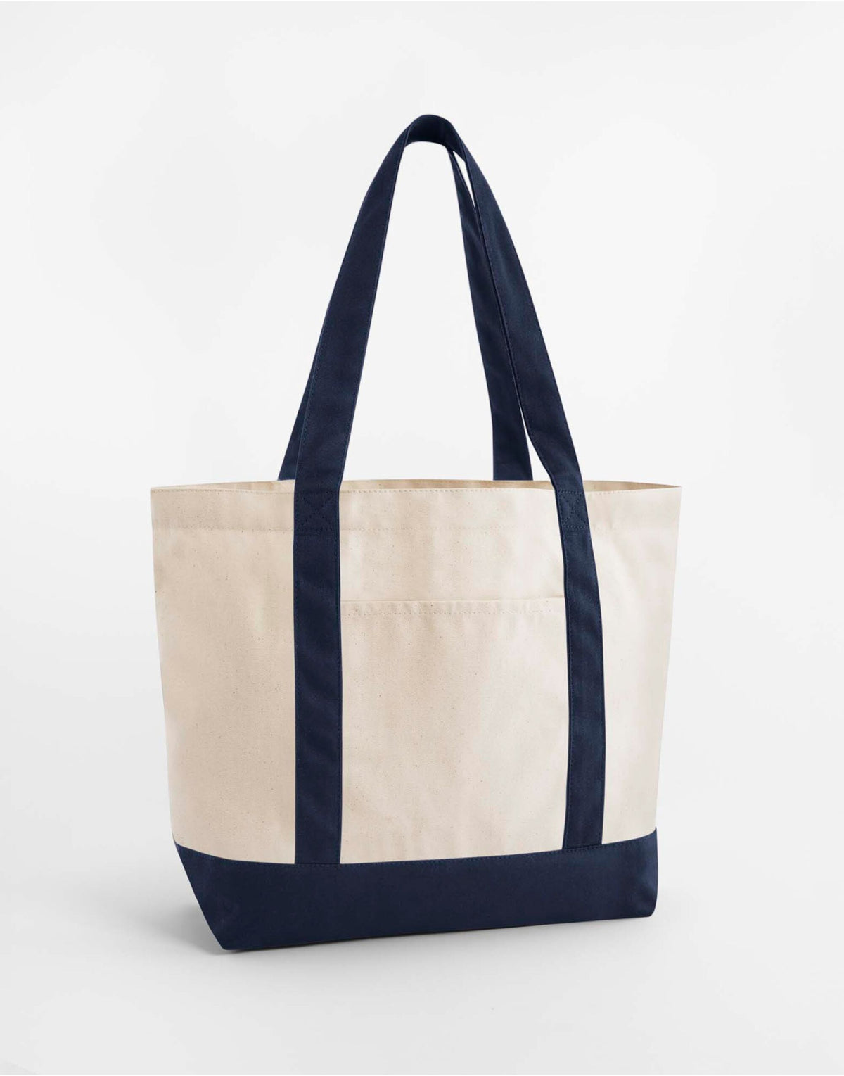 Westford Mill W804 EarthAware® VarsityShopper - Natural/French Navy
