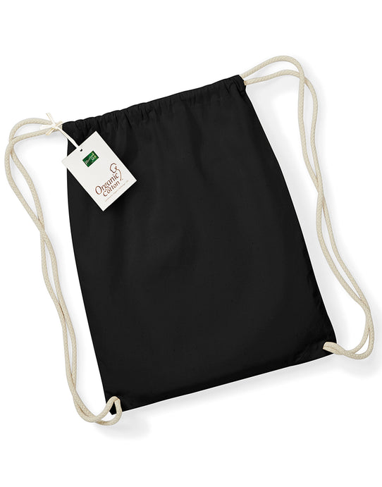 Westford Mill W810 EarthAware® Organic Gymsac - Black