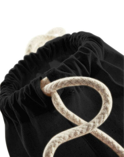 Westford Mill W810 EarthAware® Organic Gymsac - Black