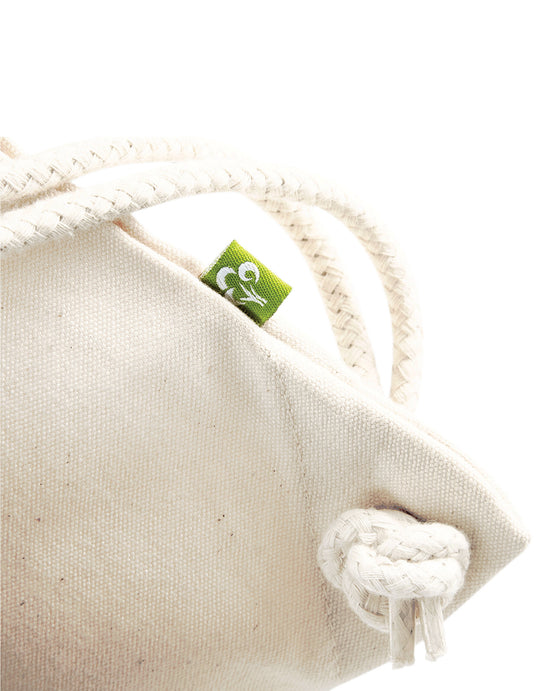 Westford Mill W810 EarthAware® Organic Gymsac - Natural