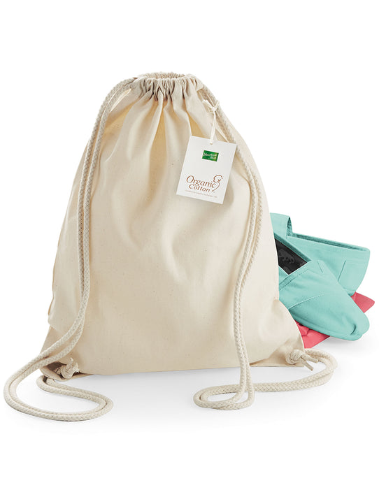 Westford Mill W810 EarthAware® Organic Gymsac - Natural