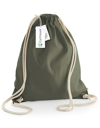 Westford Mill W810 EarthAware® Organic Gymsac - Olive