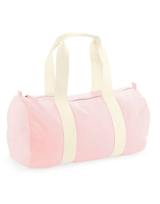 Westford Mill W814 EAware® Organic Barrel Bag - Pastel Pink