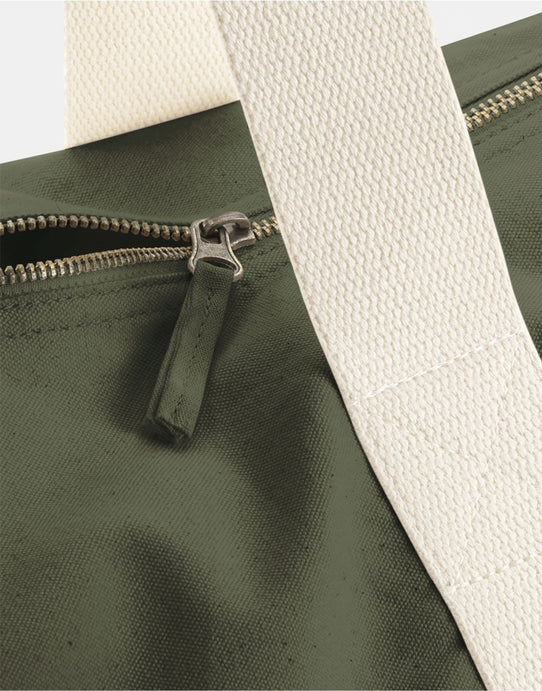 Westford Mill W814 EAware® Organic Barrel Bag - Olive Green