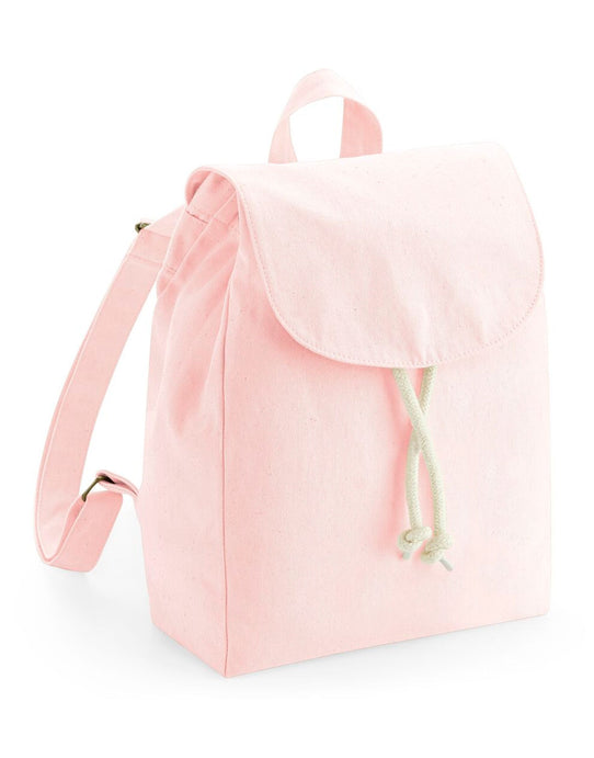 Westford Mill W881 Organic Mini Rucksack - Pastel Pink