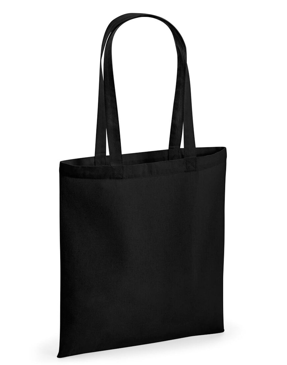 Westford Mill W901 Recycled Cotton Tote Bag - Black