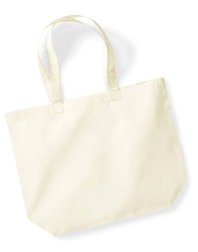 Westford Mill W925 Recycled Cotton Maxi Tote - Natural