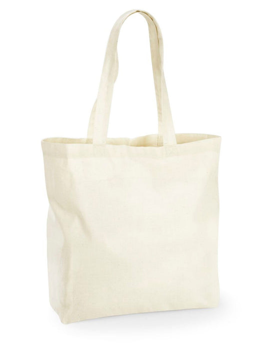 Westford Mill W925 Recycled Cotton Maxi Tote - Natural