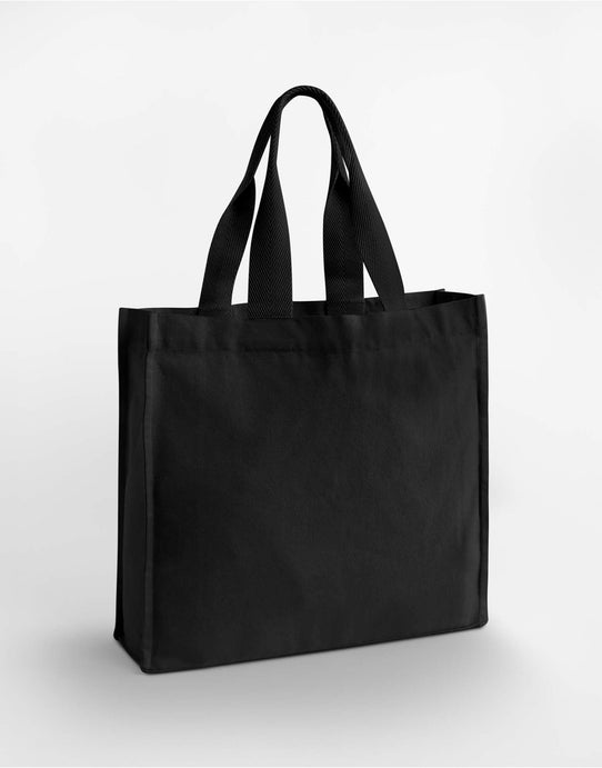 Westford Mill W940 Chevron Handle Shopper - Black