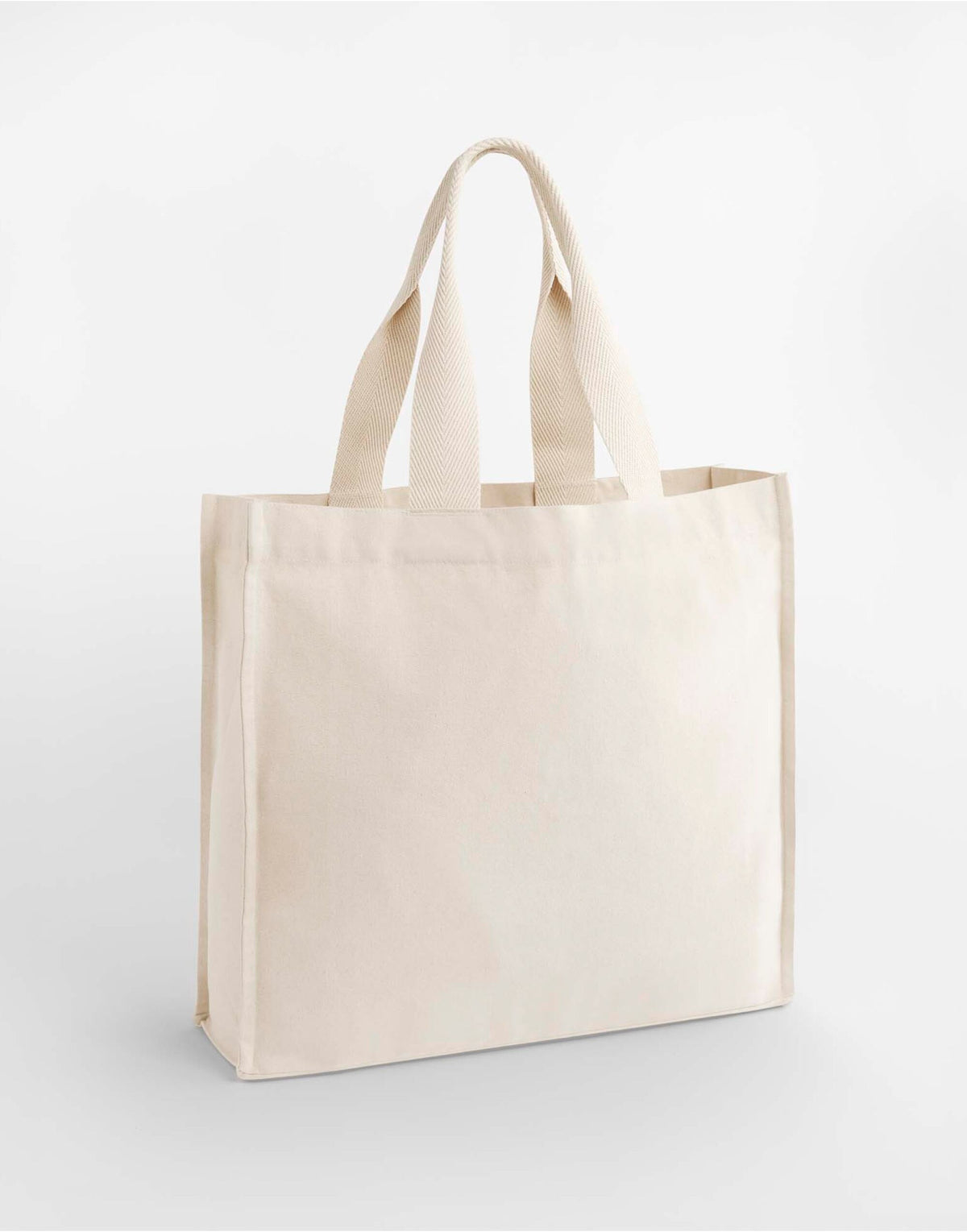 Westford Mill W940 Chevron Handle Shopper - Natural