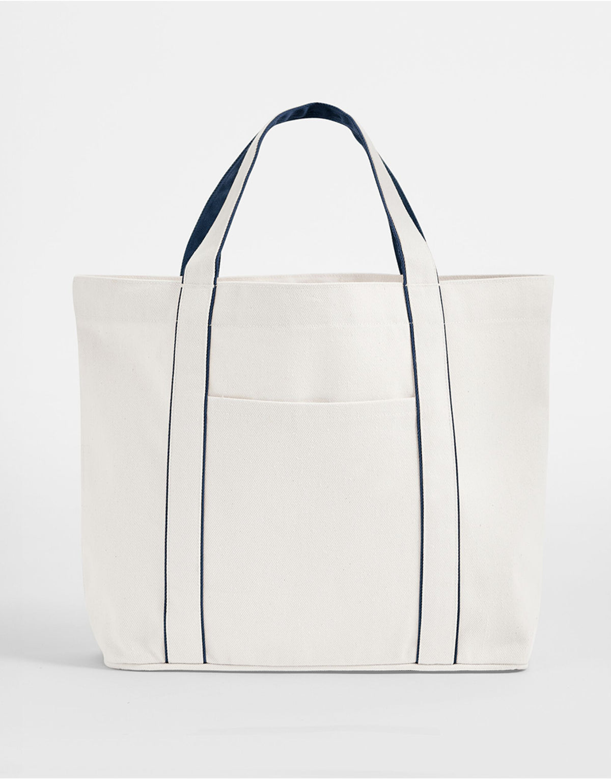 Westford Mill W950 Courtside Medium Tote - Soft White/French Navy