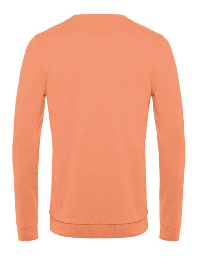 B&C WU01W B&amp;C Men's #Set In Sweatshirt - Melon Orange