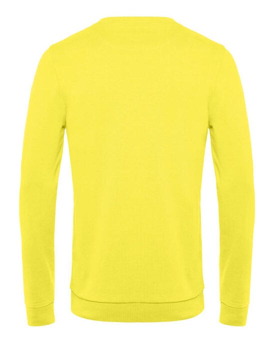 B&C WU01W B&amp;C Men's #Set In Sweatshirt - Solar Yellow
