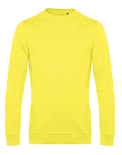B&C WU01W B&amp;C Men's #Set In Sweatshirt - Solar Yellow