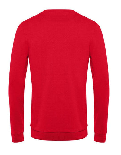 B&C WU01W B&amp;C Men's #Set In Sweatshirt - Red