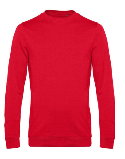 B&C WU01W B&amp;C Men's #Set In Sweatshirt - Red