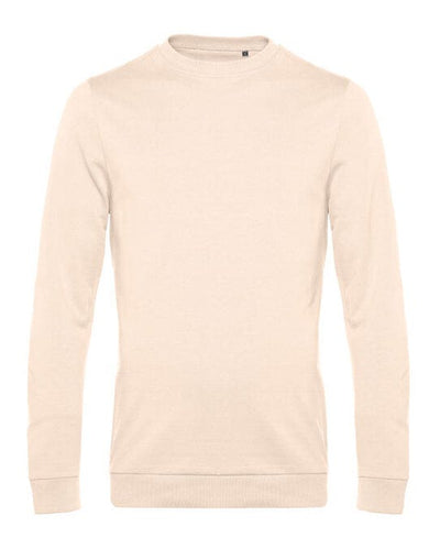 B&C WU01W B&amp;C Men's #Set In Sweatshirt - Pale Pink