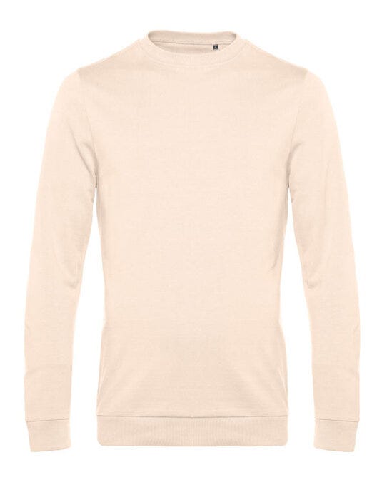 B&C WU01W B&amp;C Men's #Set In Sweatshirt - Pale Pink