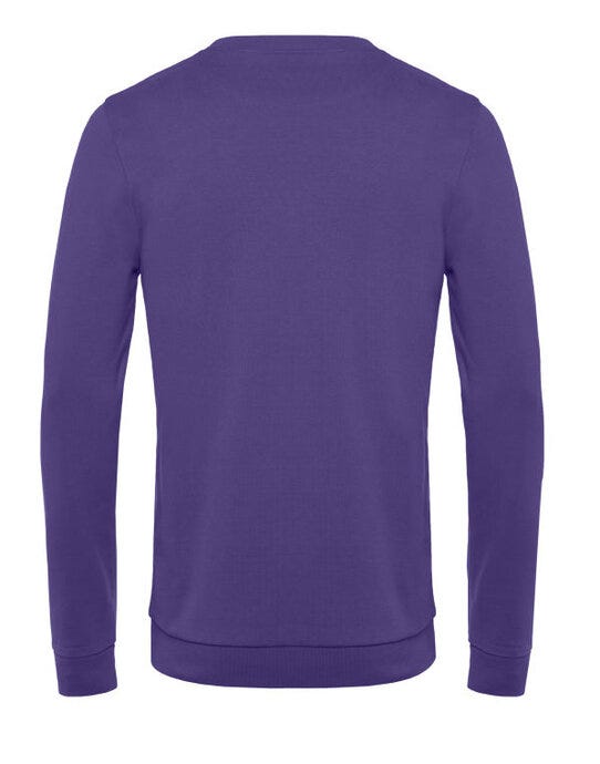 B&C WU01W B&amp;C Men's #Set In Sweatshirt - Radiant Purple
