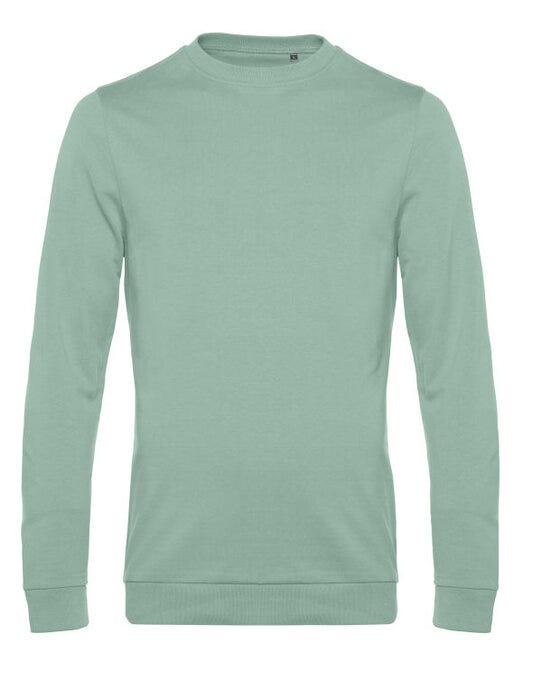 B&C WU01W B&amp;C Men's #Set In Sweatshirt - Sage