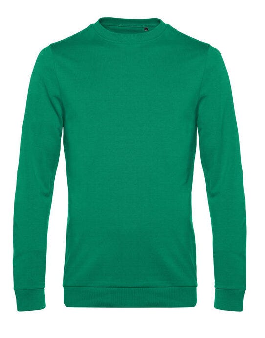 B&C WU01W B&amp;C Men's #Set In Sweatshirt - Kelly Green