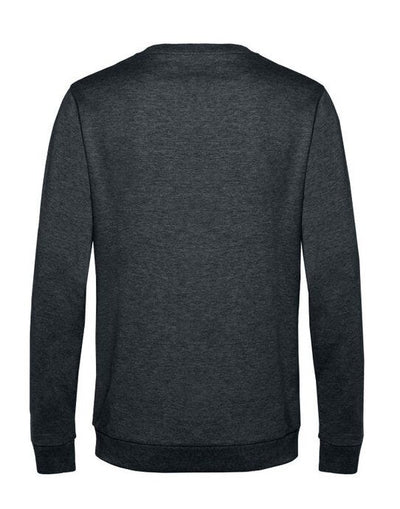B&C WU01W B&amp;C Men's #Set In Sweatshirt - Heather Asphalt