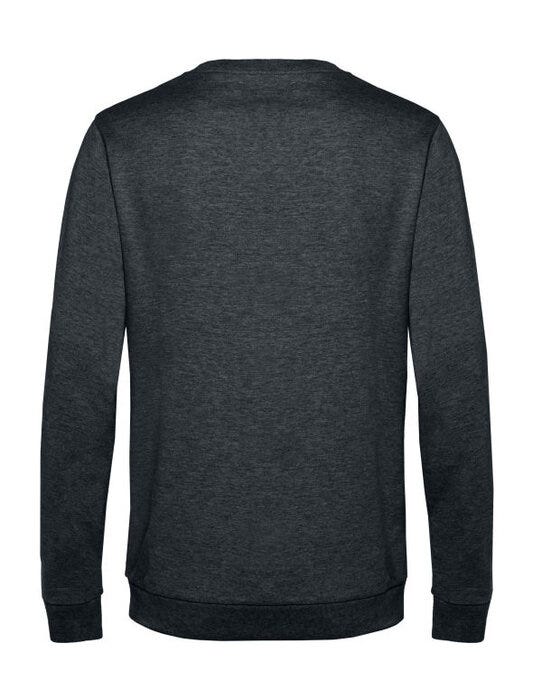 B&C WU01W B&amp;C Men's #Set In Sweatshirt - Heather Asphalt