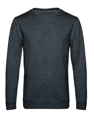B&C WU01W B&amp;C Men's #Set In Sweatshirt - Heather Asphalt