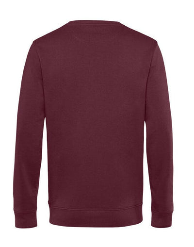 B&C WU31B B&amp;C Men's Inspire Crew Neck_° - Burgundy