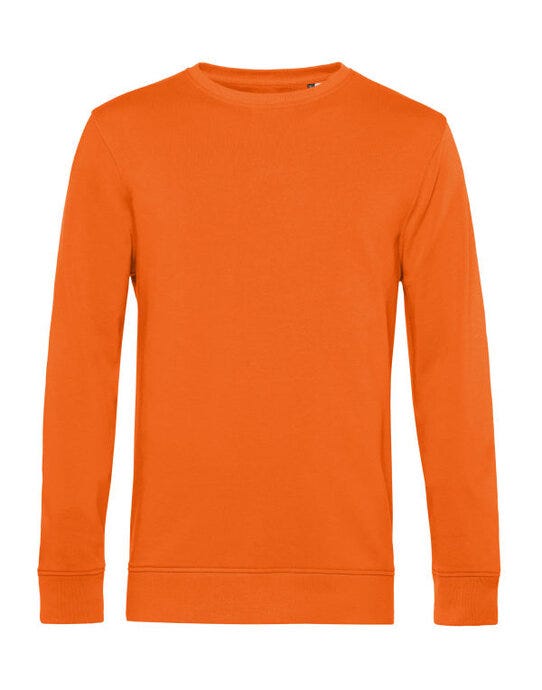 B&C WU31B B&amp;C Men's Inspire Crew Neck_° - Pure Orange
