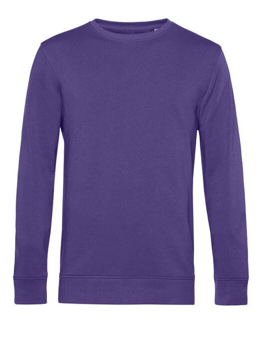 B&C WU31B B&amp;C Men's Inspire Crew Neck_° - Radiant Purple