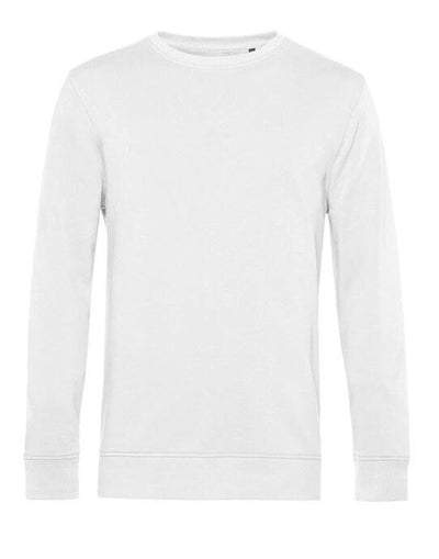 B&C WU31B B&amp;C Men's Inspire Crew Neck_° - White