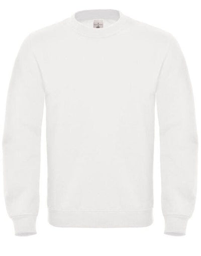 B&C WUI20 B&amp;C ID.002 Cotton Rich Sweatshirt - White