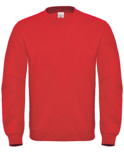 B&C WUI20 B&amp;C ID.002 Cotton Rich Sweatshirt - Red