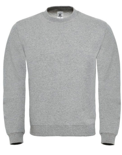 B&C WUI20 B&amp;C ID.002 Cotton Rich Sweatshirt - Heather Grey