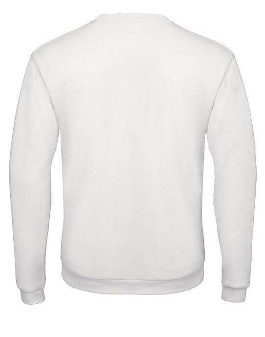 B&C WUI23 B&amp;C Unisex ID.202 50/50 Sweatshirt - White
