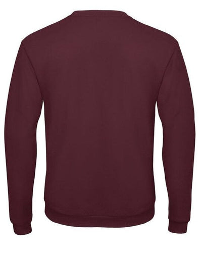 B&C WUI23 B&amp;C Unisex ID.202 50/50 Sweatshirt - Burgundy