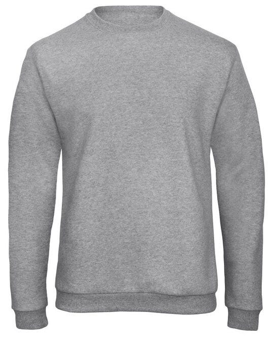 B&C WUI23 B&amp;C Unisex ID.202 50/50 Sweatshirt - Heather Grey