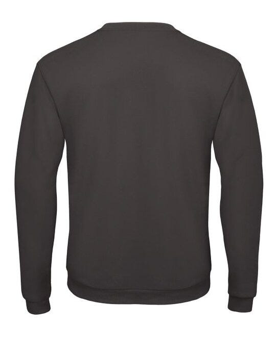B&C WUI23 B&amp;C Unisex ID.202 50/50 Sweatshirt - Anthracite