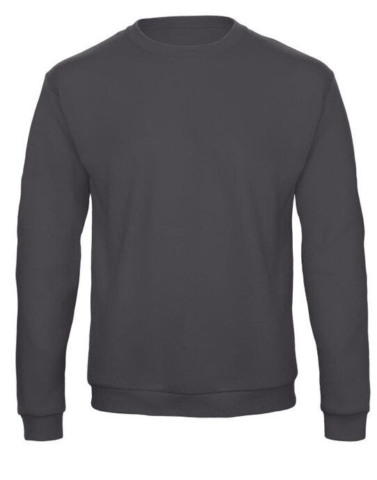 B&C WUI23 B&amp;C Unisex ID.202 50/50 Sweatshirt - Anthracite