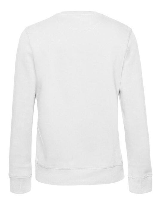 B&C WW01Q B&amp;C Women's QUEEN Crew Neck_° - White