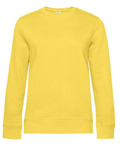 B&C WW01Q B&amp;C Women's QUEEN Crew Neck_° - Yellow Fizz