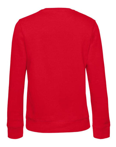 B&C WW01Q B&amp;C Women's QUEEN Crew Neck_° - Red