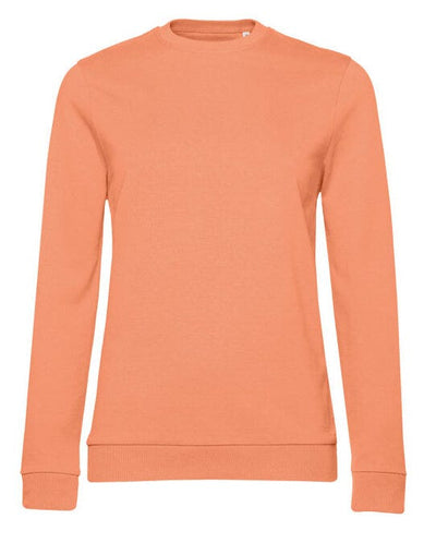 B&C WW02W B&amp;C Women's #Set In Sweatshirt - Melon Orange