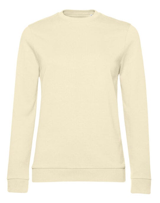 B&C WW02W B&amp;C Women's #Set In Sweatshirt - Pale Yellow