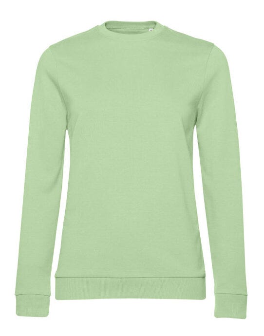 B&C WW02W B&amp;C Women's #Set In Sweatshirt - Light Jade