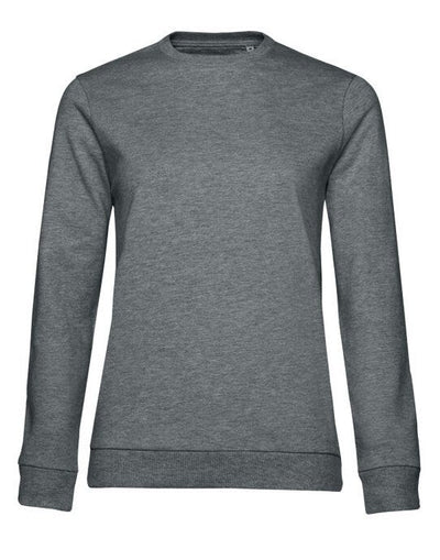 B&C WW02W B&amp;C Women's #Set In Sweatshirt - Heather Mid Grey